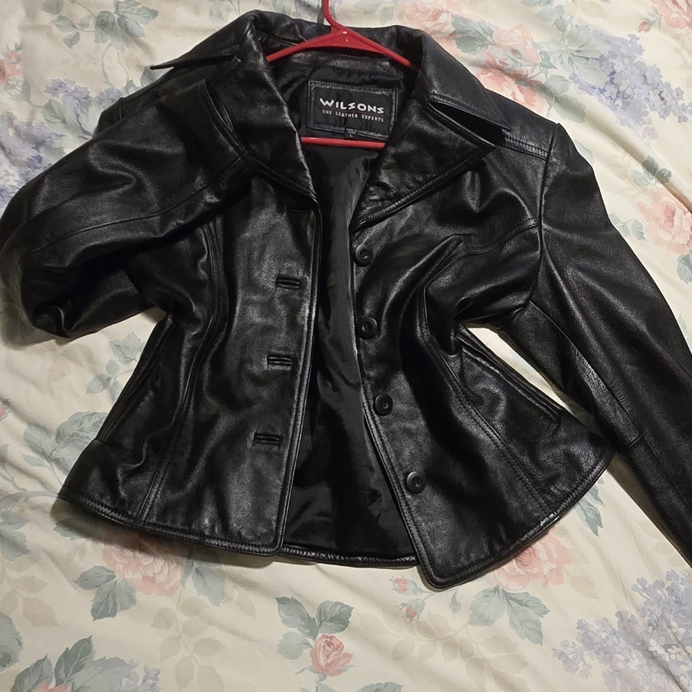 Wilsons Leather Black Jacket